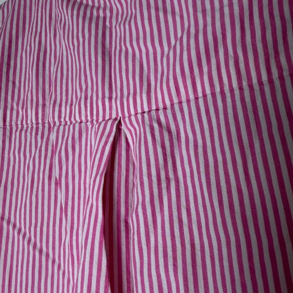 PRINCESS POLLY Pink Striped 2 Piece Set Boxer Shorts & Button Up Size 2 Small - Picture 12 of 13